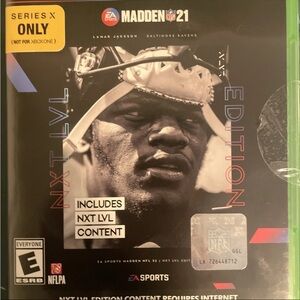 Madden 21 with disk, includes next level content!
